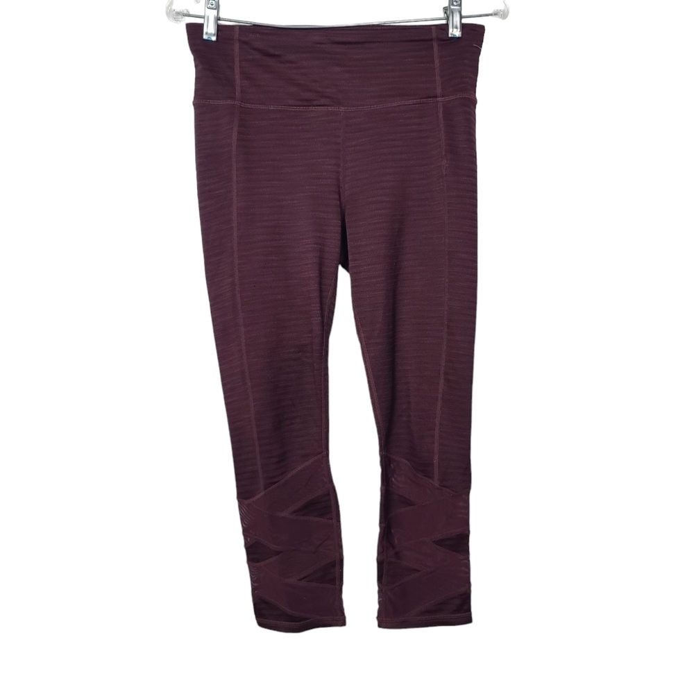 Athleta Maroon Mantra Leggings S